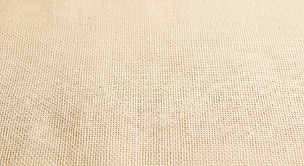 Fototapeta premium Close-up view of a woven fabric with a subtle textured pattern.