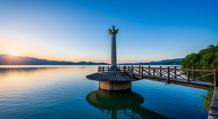 view of the river and the bridge
