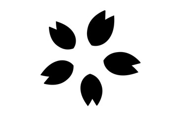 桜の花びらのアイコン