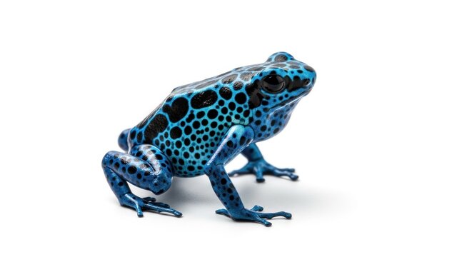 frog on white background