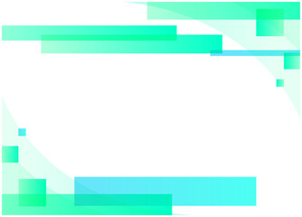 緑色　フレーム　四角