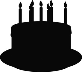 Black and white vector silhouette of garden plants in pots, featuring wildflowers, cattails, daisies, a bird, and succulents for botanical floral nature design