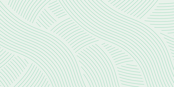 farm green banner, organic abstract background with fields. wavy green lines, natural organic products. ecology background. striped farmer green Pattern