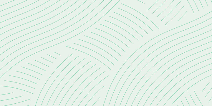 farm green banner, organic abstract background with fields. wavy green lines, natural organic products. ecology background. striped farmer green Pattern