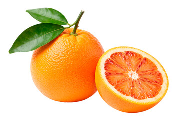 orange fruit isolated on white