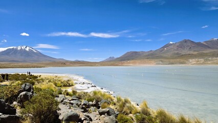 Laguna Charcota High Altitude Lake in the Bolivian Andes © Seraina