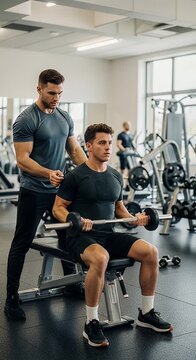 Gym workout assistance exercise training weightlifting fitness
