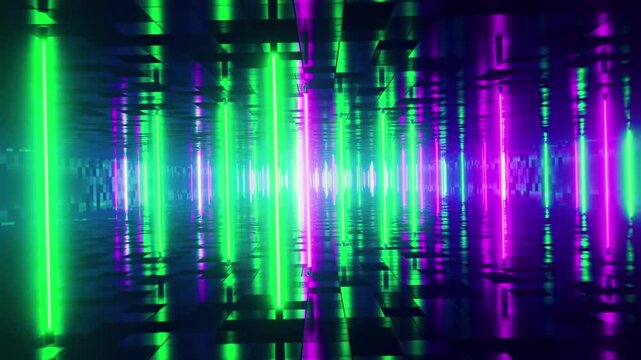 Animated abstract tunnel