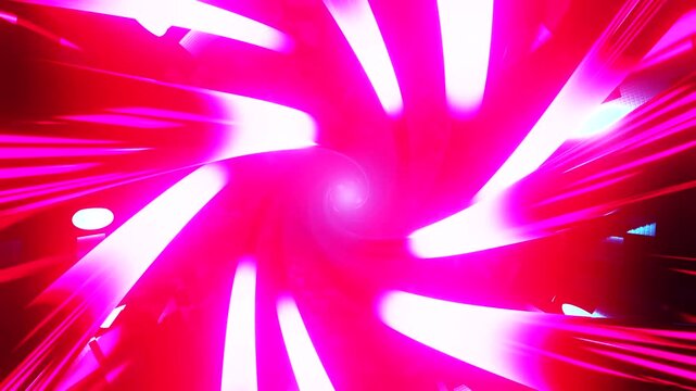 Animated abstract tunnel