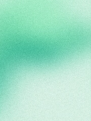 Fototapeta premium Abstract Grainy Mint Green Gradient Background Texture