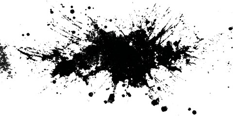 Obraz premium Textured grunge brush stroke shape background. vector dirty paint splatters vintage distress effects and artistic design.