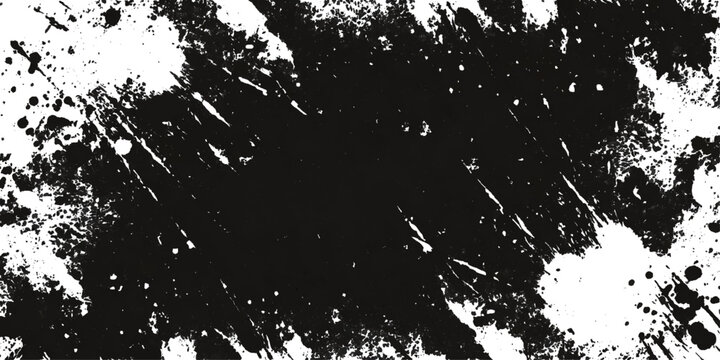 Textured grunge brush stroke shape background. vector dirty paint splatters vintage distress effects and artistic design.