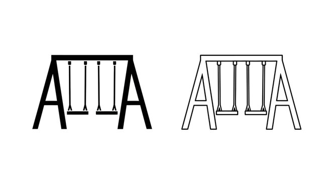 Minimalist aia architecture logo design template vector illustration Vector