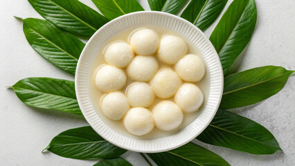  indian rasgulla dessert 
