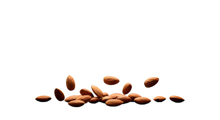 Obraz premium Minimal Almonds with Negative Space for Ramadan Design