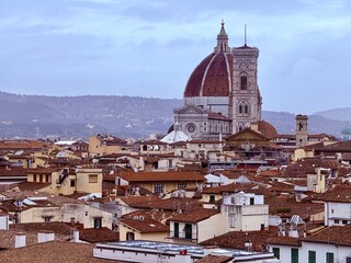 Fototapeta premium santa maria del fiore in florence italy