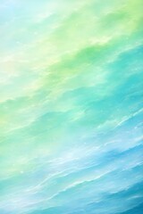 Fototapeta premium Vibrant ocean wave with sparkling blue and green hues