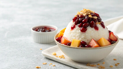 korean bingsu dessert 