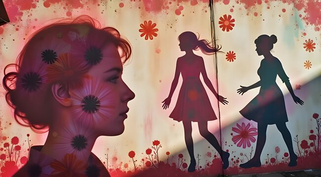 graffiti on the wall