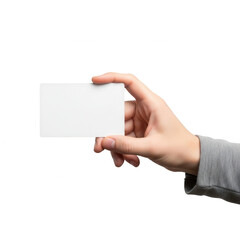 Obraz premium Hand pointing at a blank space isolated on transparent background