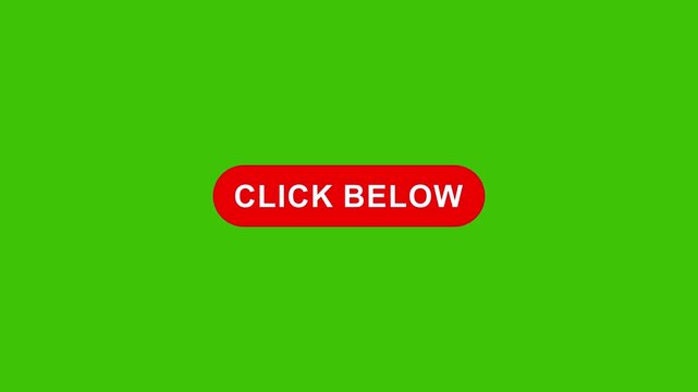 Click Below Button Hand Cursor Clicking Animation