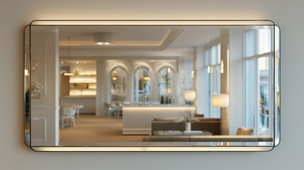 Fototapeta premium Decorative Wall Mirror for Living Room or Bedroom