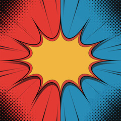 comic book halftone background vintage