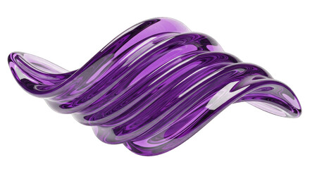 Abstract Purple Swirl with Glitter and Light Reflections