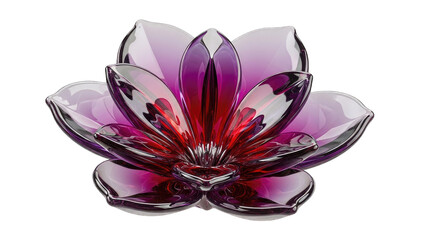 Decorative Glass Lotus Flower