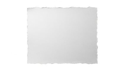 Obraz premium Torn edge paper with rough texture and frayed borders on transparent background