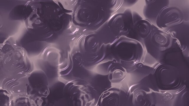 Captivating abstract background with dynamic purple fluid shapes, resembling intricate organic forms or magnified cellular structures in a glossy, flowing texture