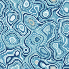 Obraz premium Blue Swirling Pattern Abstract Design.