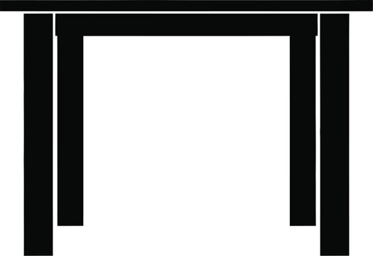 Conductor baton illustration, single black vector, minimalist design, music direction, isolated vector graphic