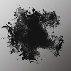 抽象的　水墨画　背景素材