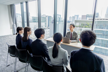 グループ面接　集団面接