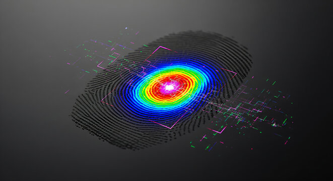 Fingerprint Smudge on Glass with Corrupted Heat Map