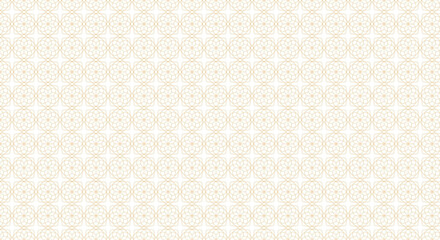 Elegant gold floral pattern on white background for luxury designs