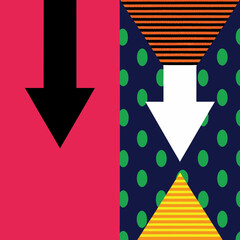 abstract background with arrows