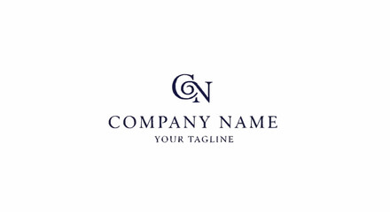 Company Logo Template with Initials.