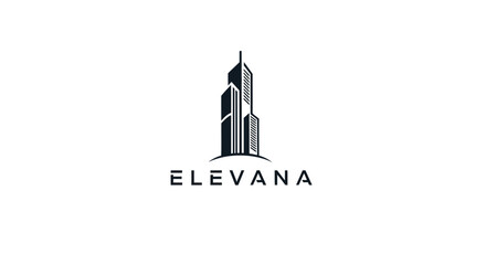 Obraz premium Elevana company logo design.