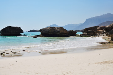 Swimming point - Fazayah Beach Salalah. Oman. Dhofar