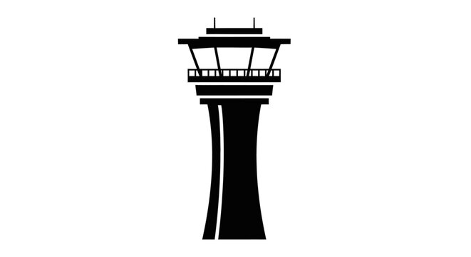Control Tower Air Traffic Building Structure.