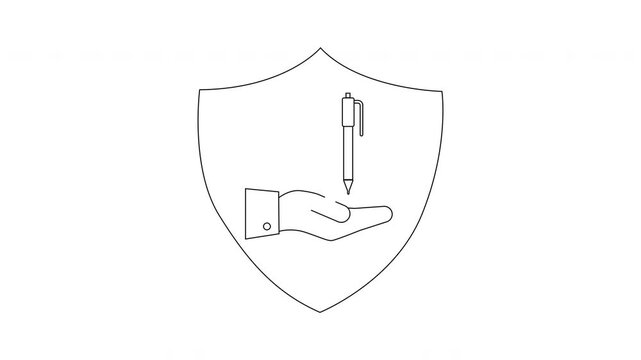 Shield of Authorship - Protecting Intellectual Property with Pen and Paper.