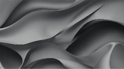 Halftone background with minimalist typography and geometric shapes © Shahjahangdb