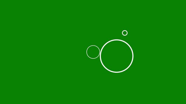Cosmic circle burst galaxy dust explosion, vibrant colors, space vibes, Minimal white circle burst ripple effect, smooth gradient glow, green screen background, clean. 4K
