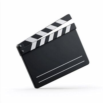 Film clapper board used in movie production and filming process
