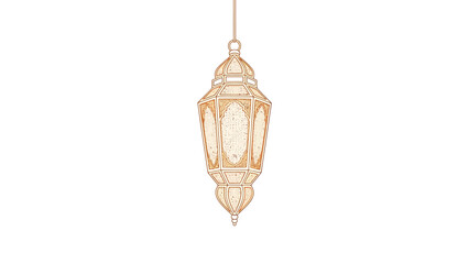 Obraz premium Vintage Hanging Lantern Light Fixture.