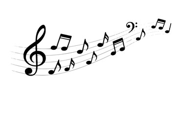 Simple Music Notes Design