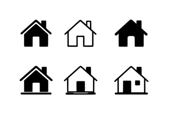 Simple House Icons Set
