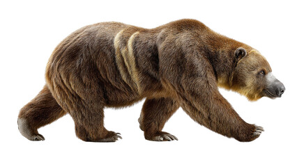 Fototapeta premium Giant Panda Bear: A majestic giant panda, a symbol of wildlife preservation and natural beauty, gracefully moves. capturing the panda's distinctive markings.